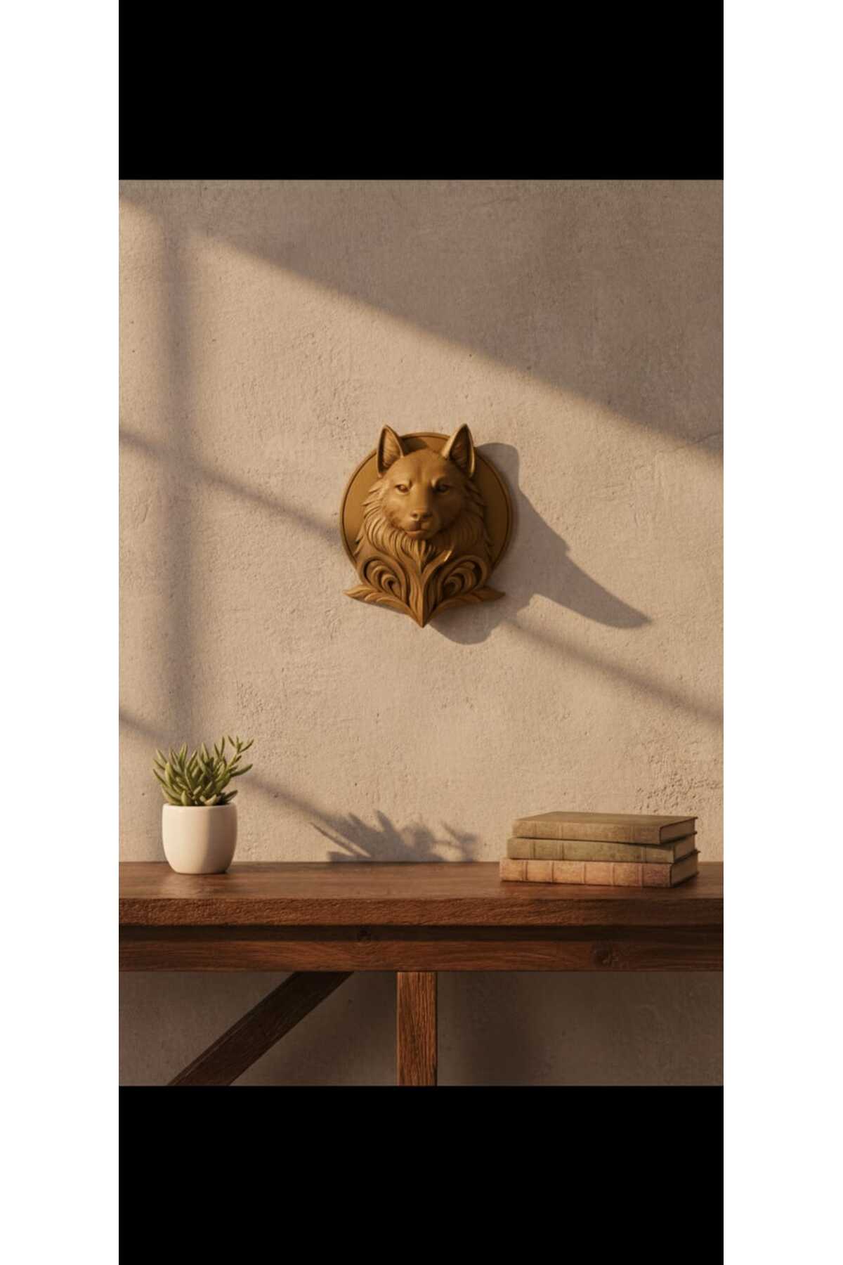 Gri Kurt Figürlü Dekoratif Biblo 20 cm